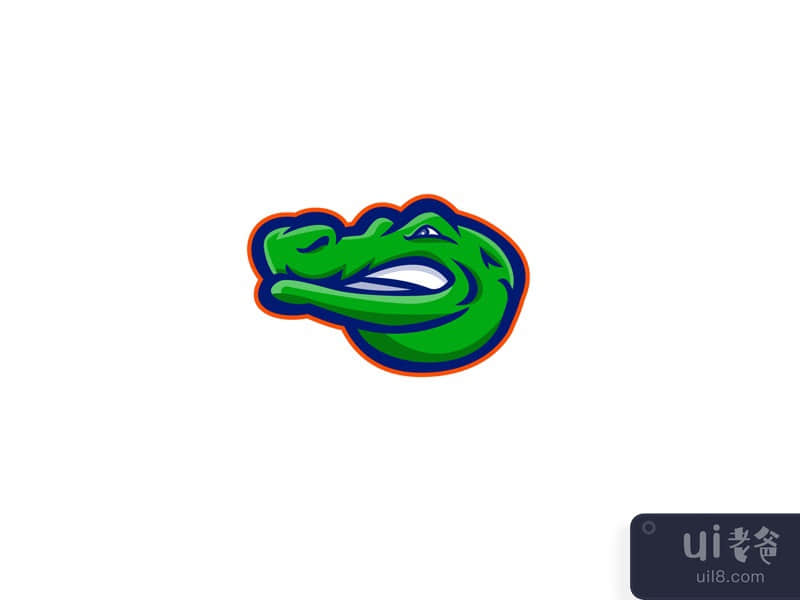 Alligator Head Mascot