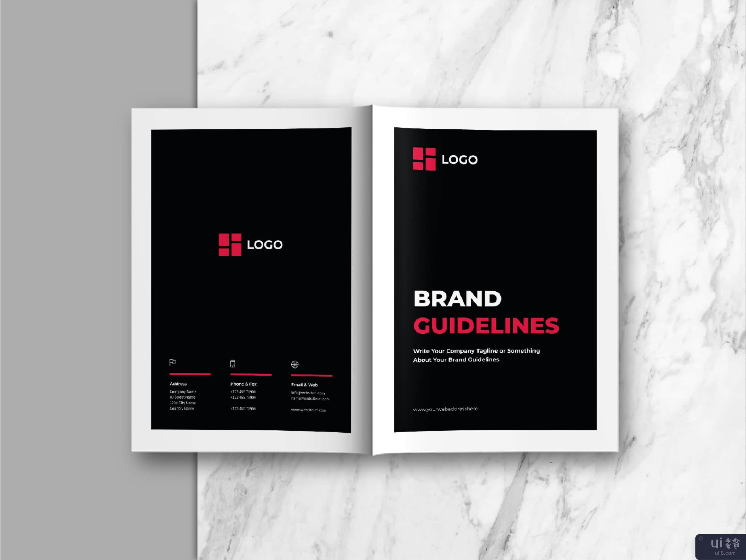 品牌指南模板(Brand Guideline Template)插图1