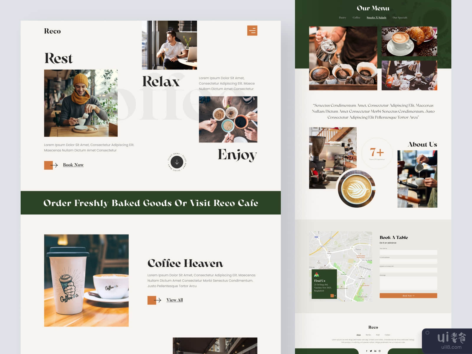 Coffee Landing Page Design