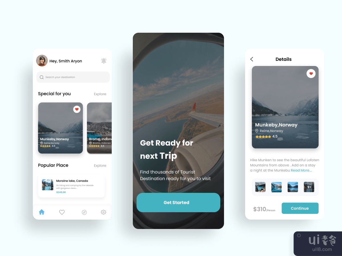 Travel - App ui