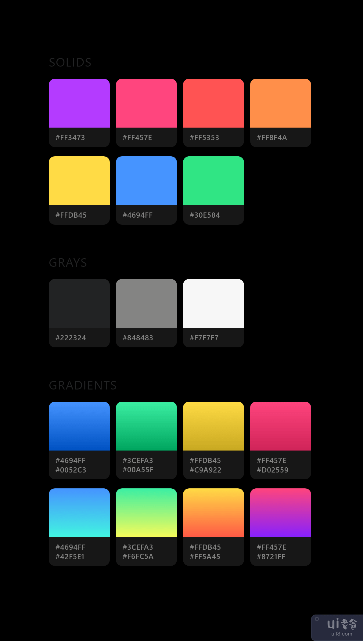 颜色和渐变 - UI 设计颜色(Color & Gradient - UI Design color)插图