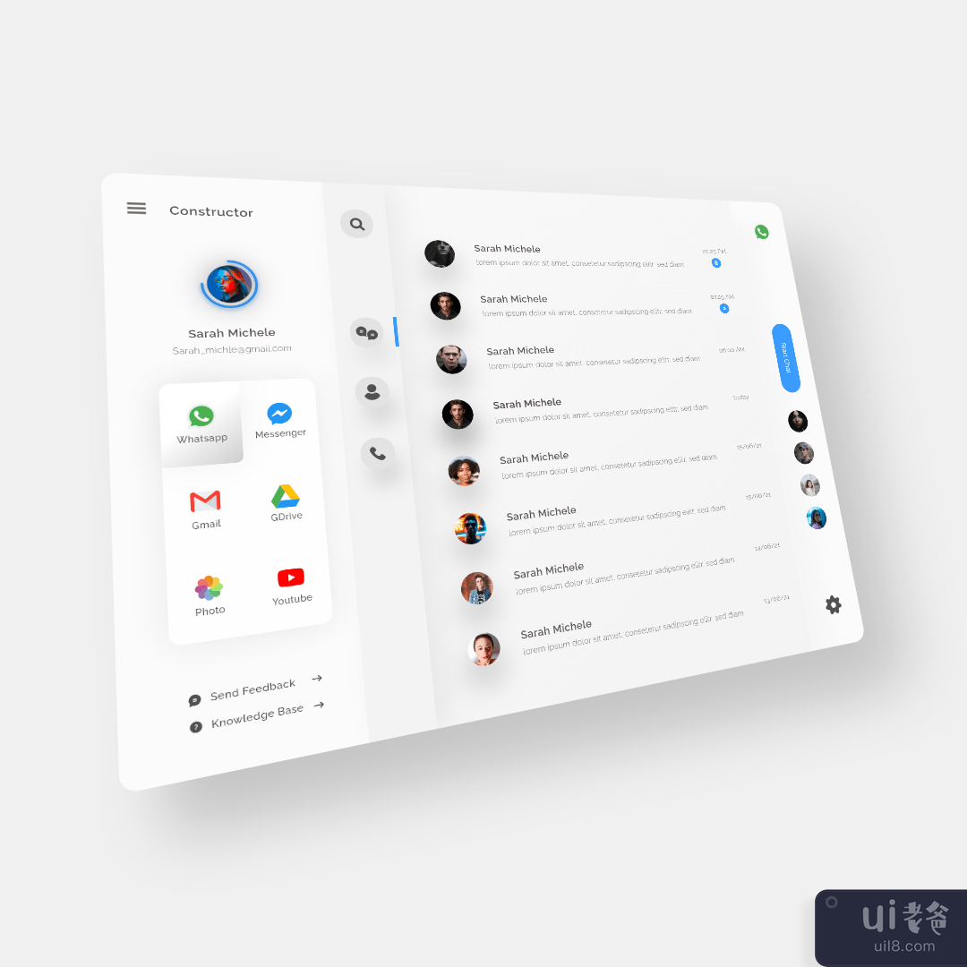 Messenger 概念设计（网站）(Messenger Concept Design (Website))插图1