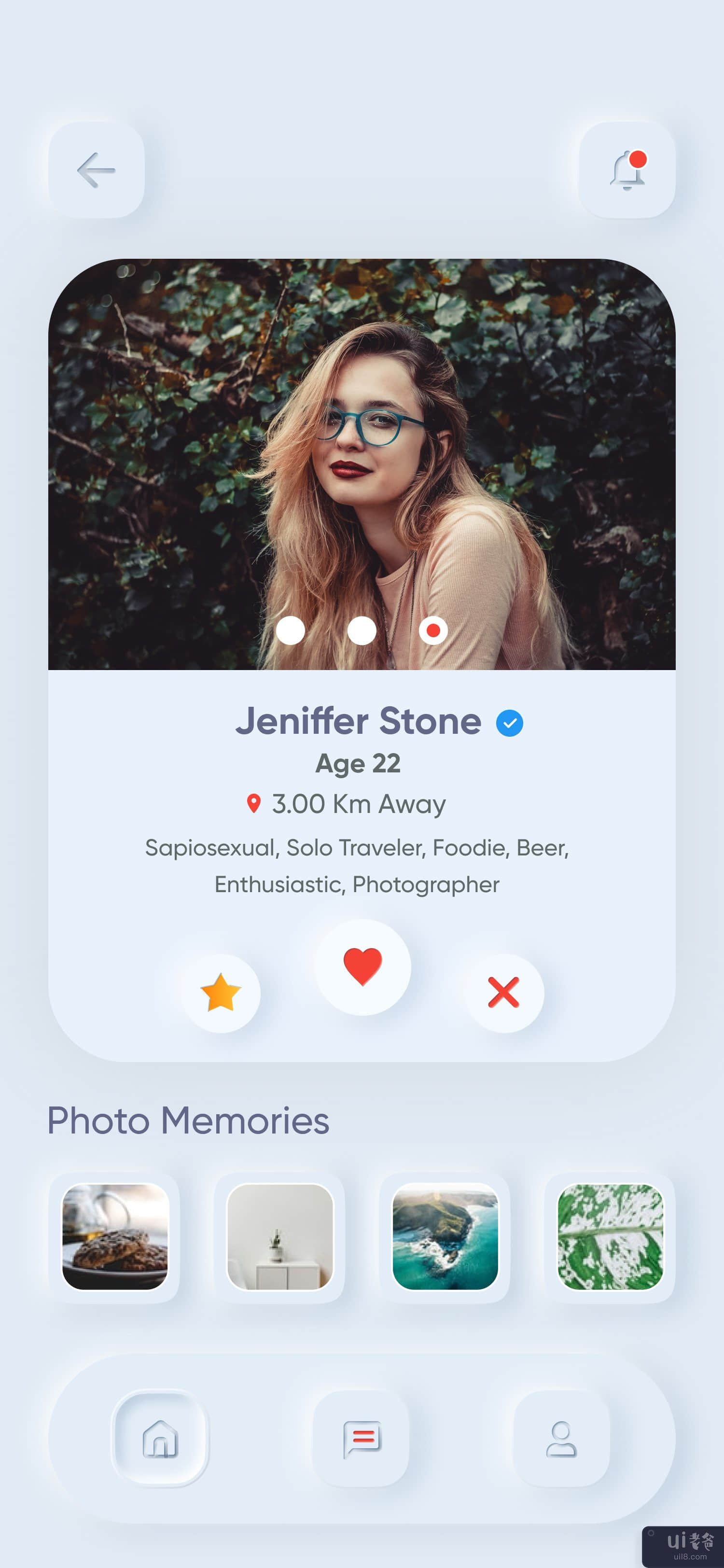 拟物约会应用(Skeuomorphic Dating App)插图
