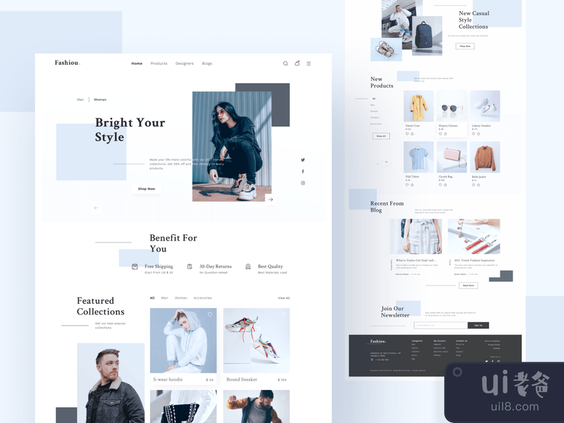 Fashion Ecommerce Landing Page