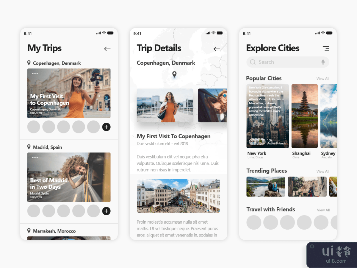 Travel App Concept