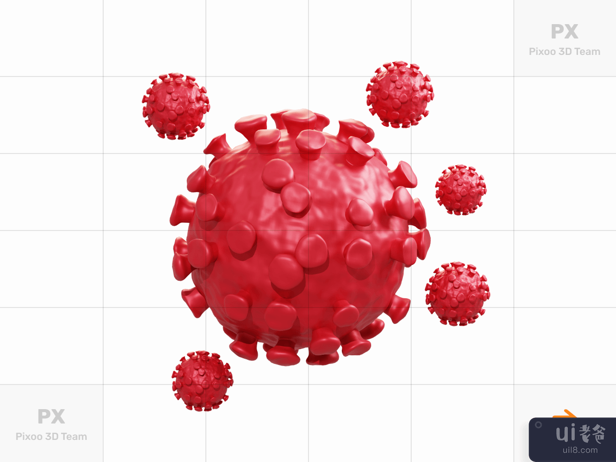 3D Medical Icons Pack - Coronavirus