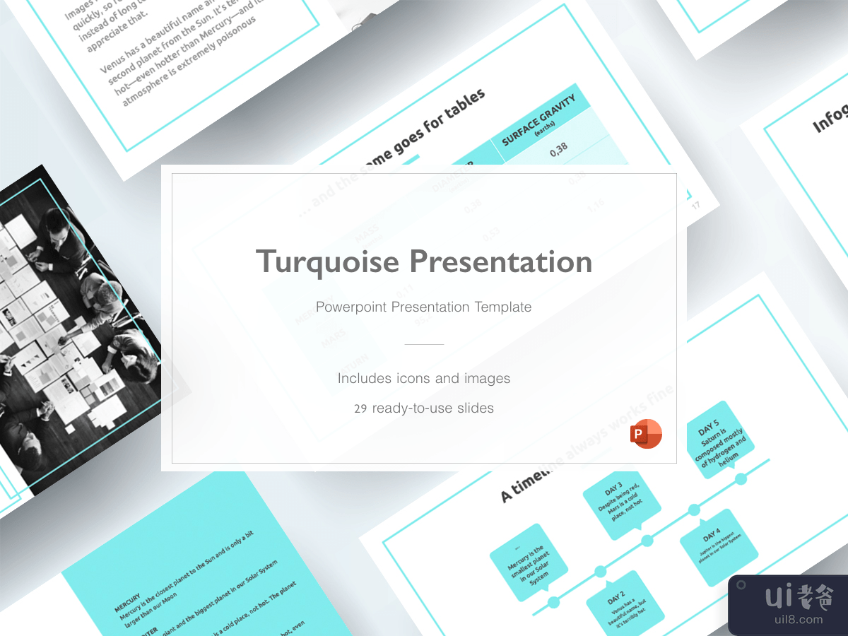 Turquoise Presentation - Ultimate Presentation Template
