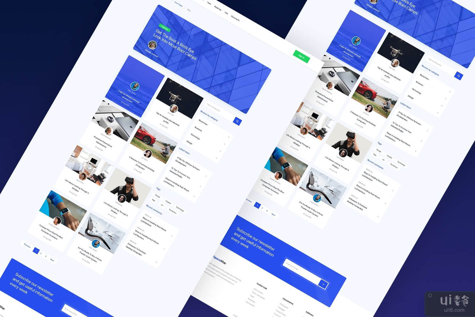 SpaceMax - 多用途 HTML 登陆页面(SpaceMax - Multipurpose HTML Landing page)插图9