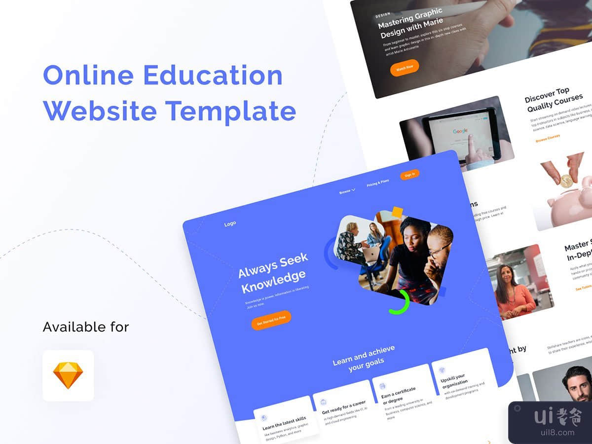 Online Education Website Template
