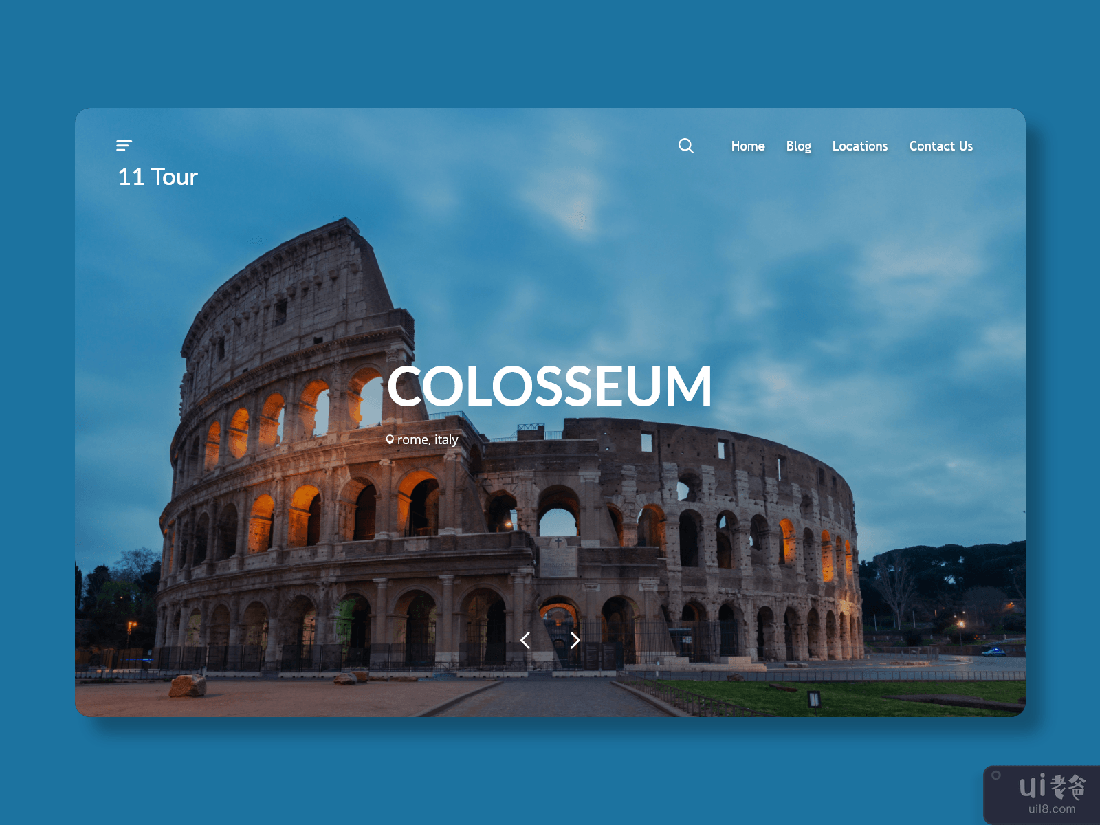Rome Web Concept