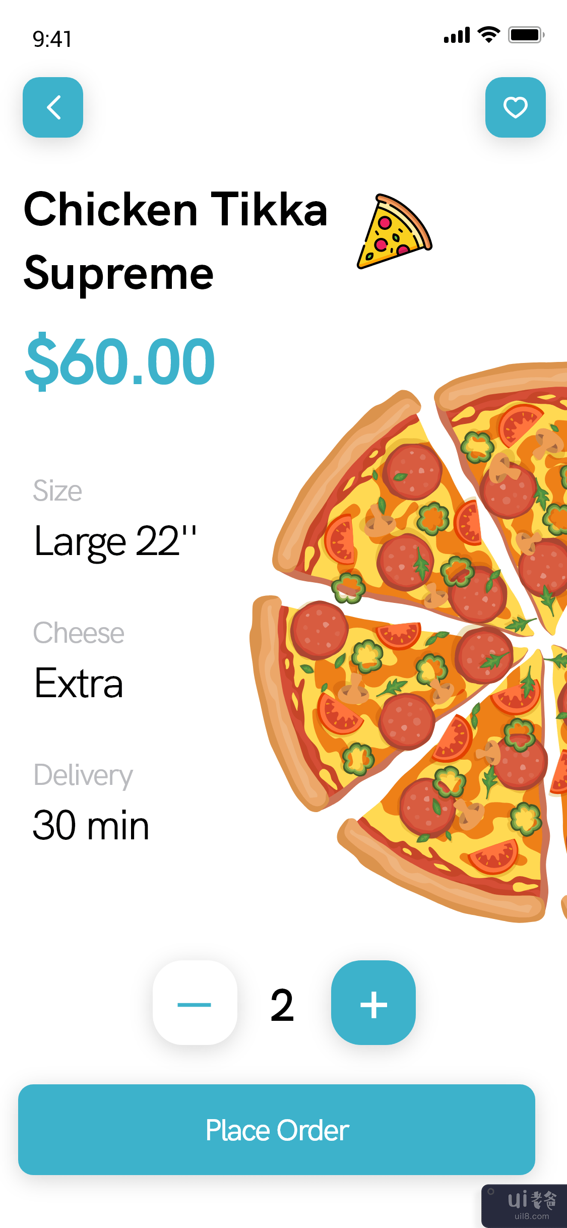 比萨配送应用程序 - 食品配送应用程序(Pizza Delivery app - Food Delivery App)插图1