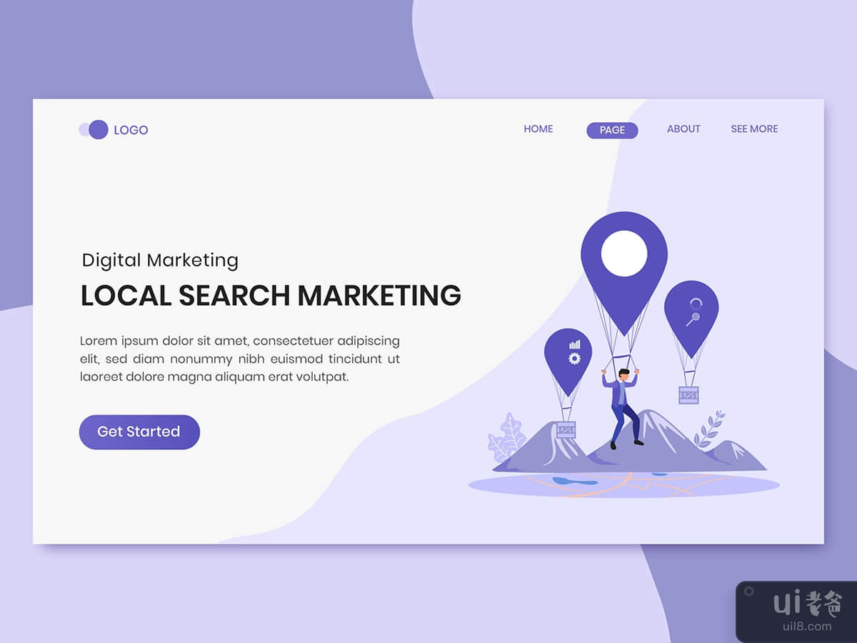 Local Search Marketing Landing Page