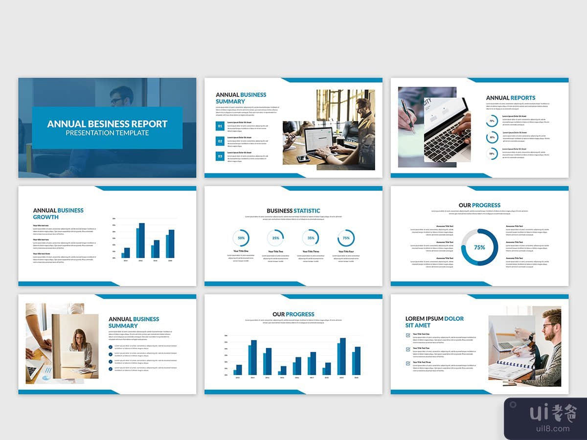 业务演示模板(Business presentation template)插图