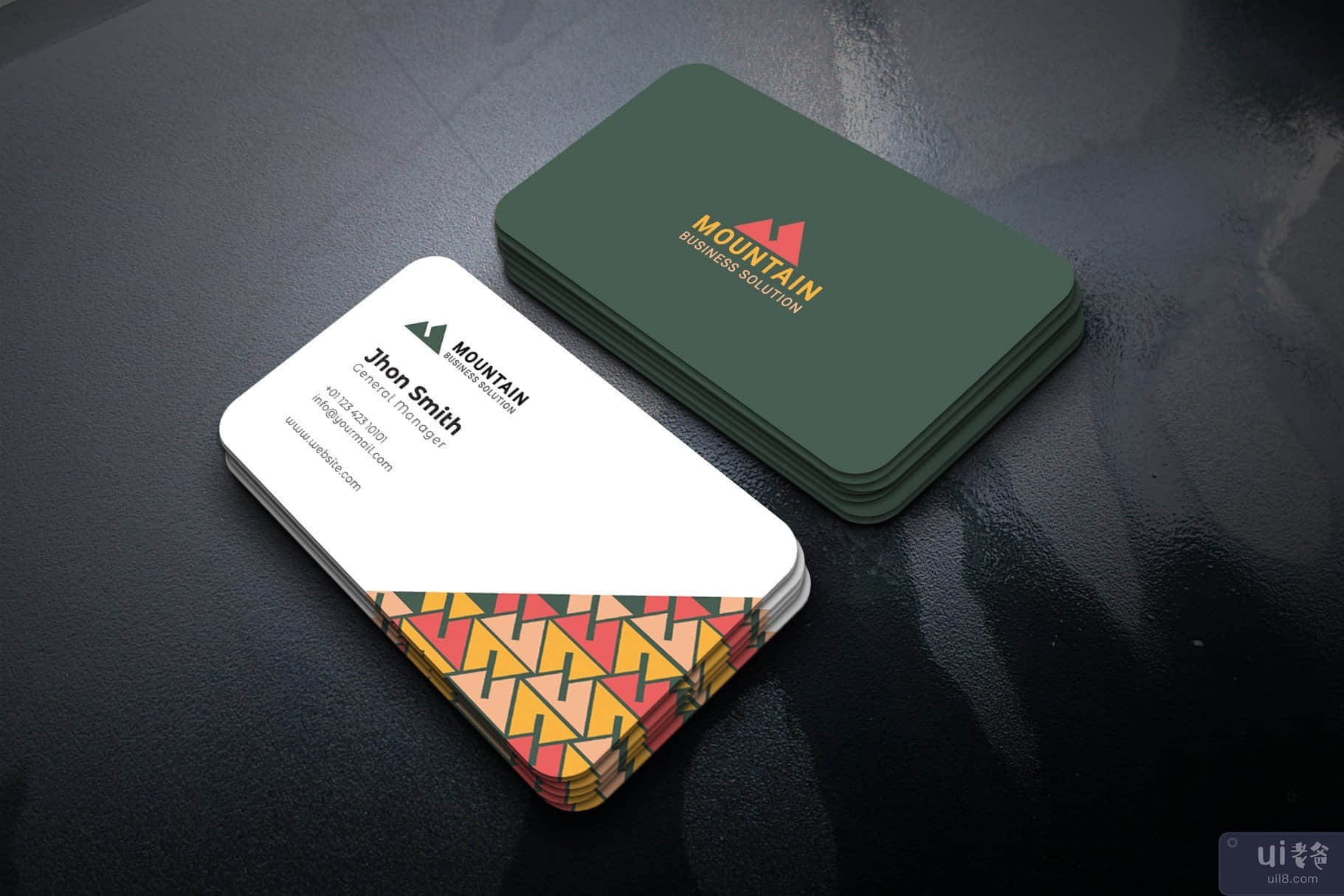 传统业务名片(Business Card For Traditional Business)插图