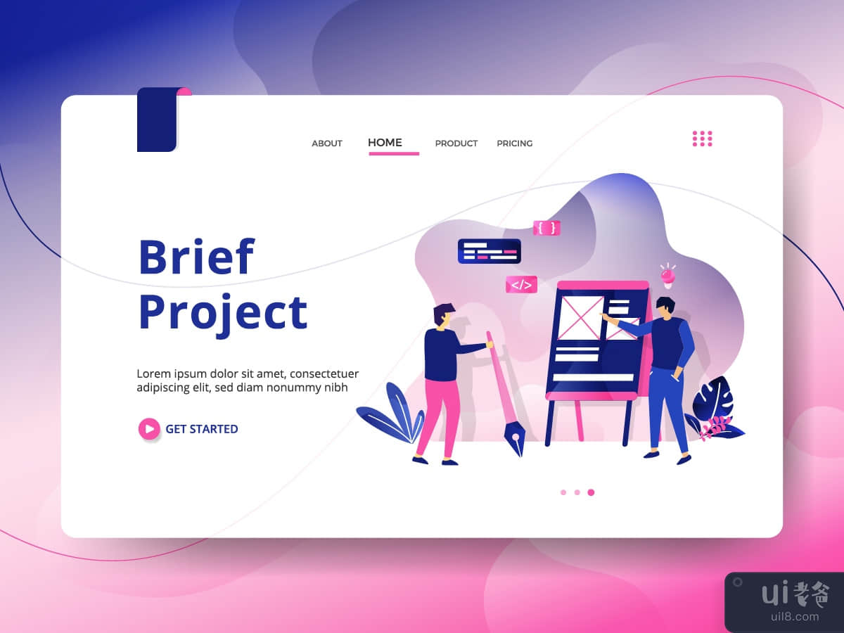 Landing page Brief Project