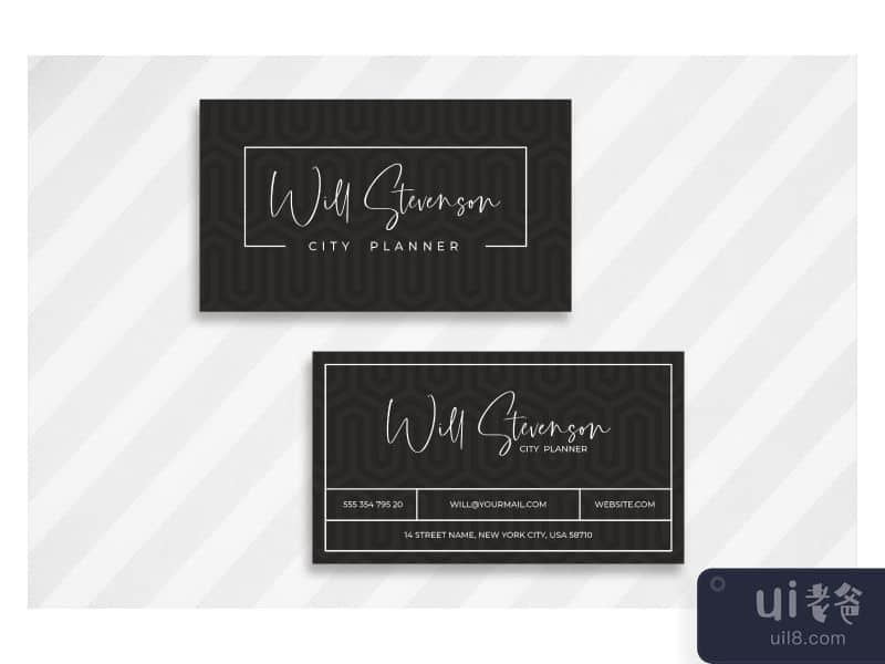 Business Card City Planner Brand