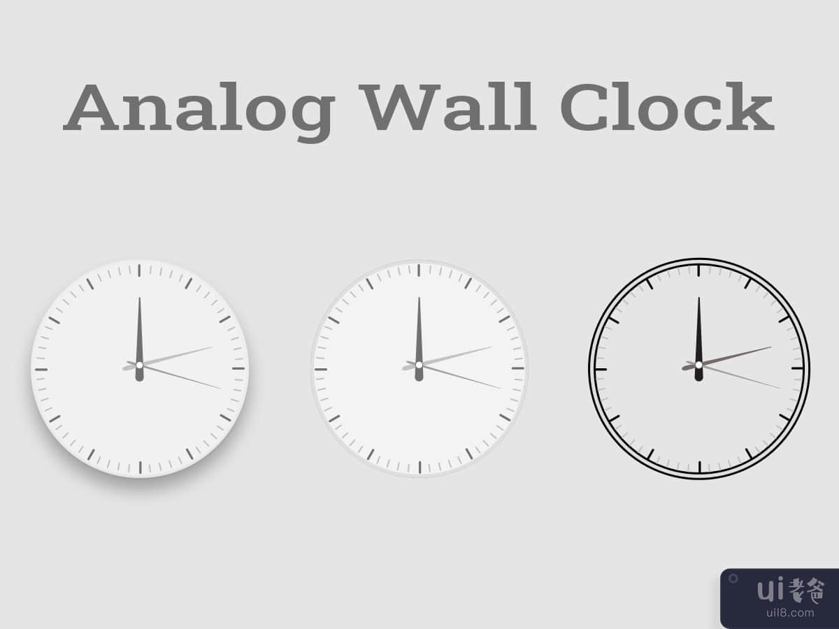 模拟挂钟(Analog Wall Clock)插图