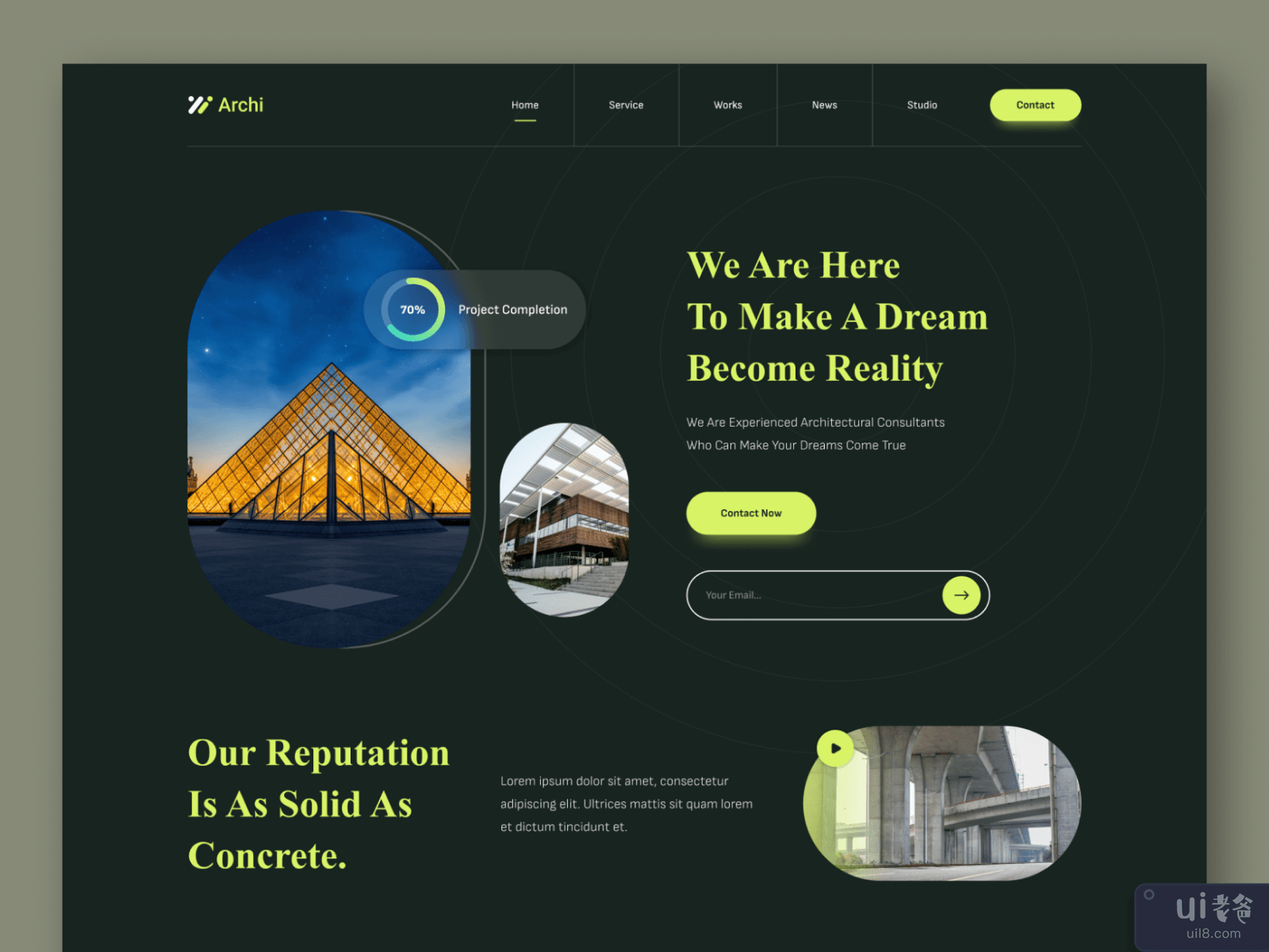 建筑🏠网站登陆💻页面设计(Architecture🏠 Website Landing💻 Page Design)插图