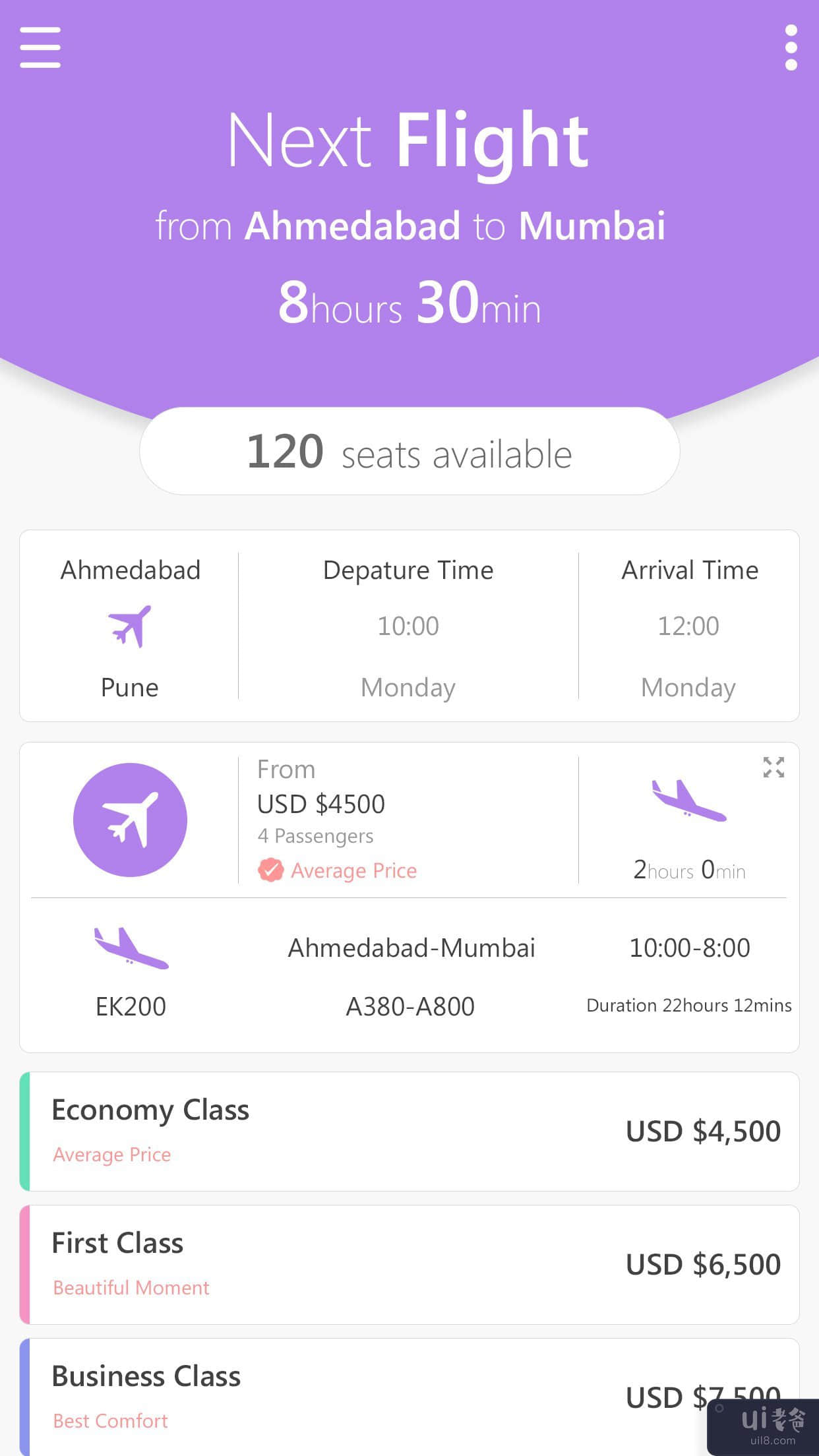 航班预订应用程序(Flight Booking App)插图1