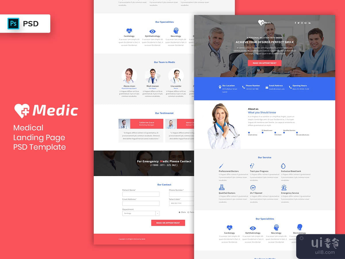 Medical Landing Page PSD Template-03