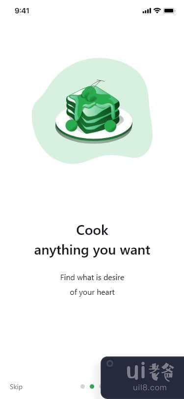 食物食谱应用程序 UI 套件(Food Recipe App UI Kit)插图4