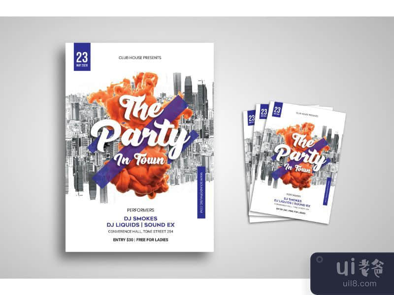 Flyer Template Music Party Tour