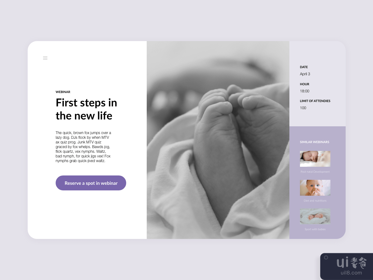 Website Header First Steps