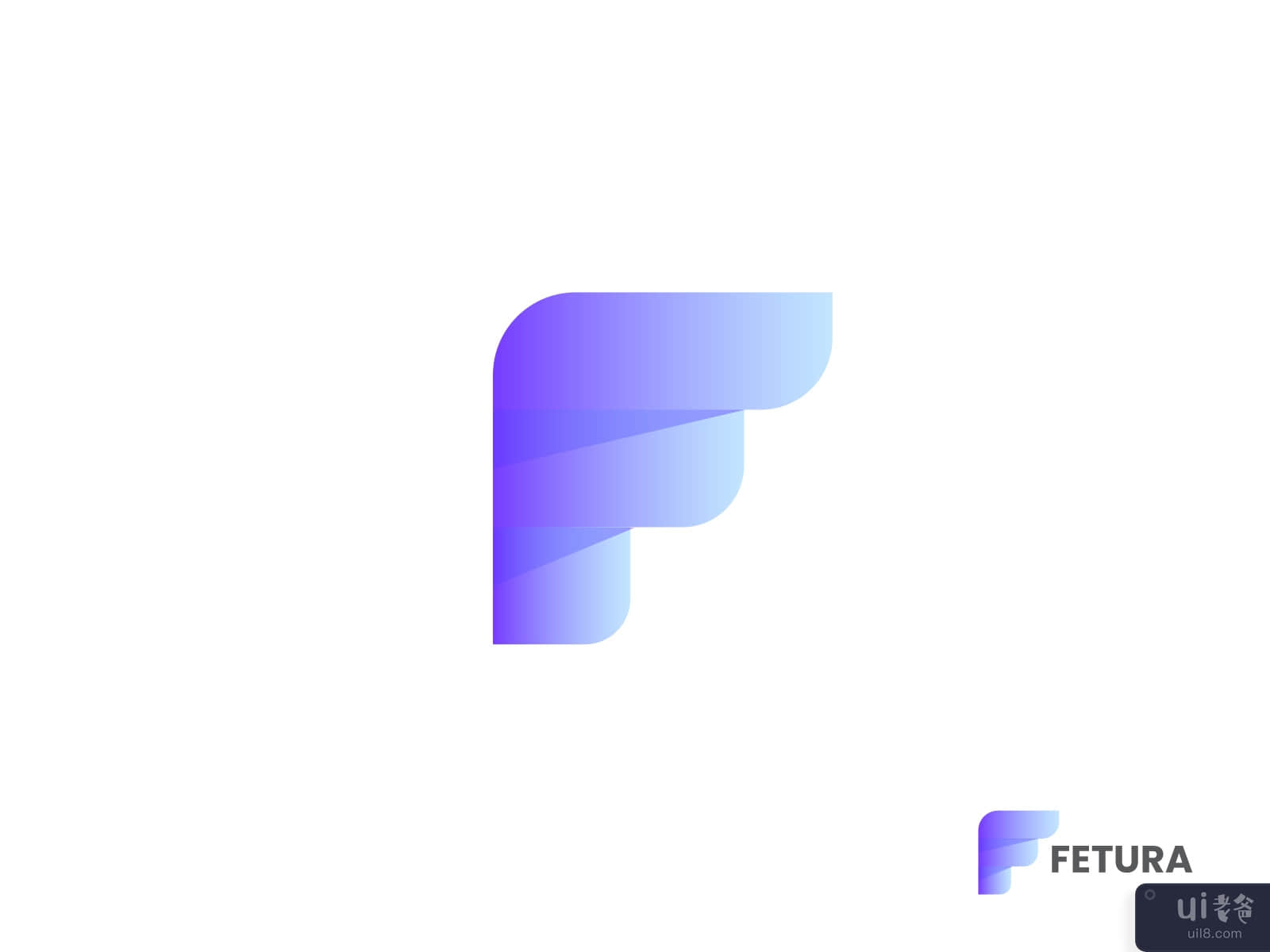 F letter mark logo design - F logo - F letter logo - LOGO DESIGN