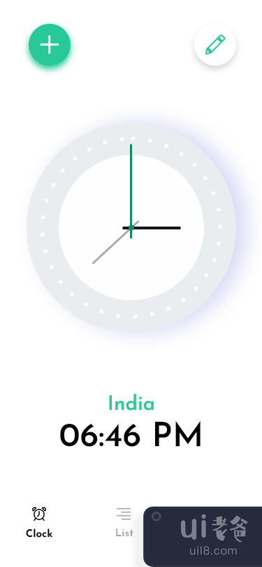 时钟界面(Clock UI)插图1
