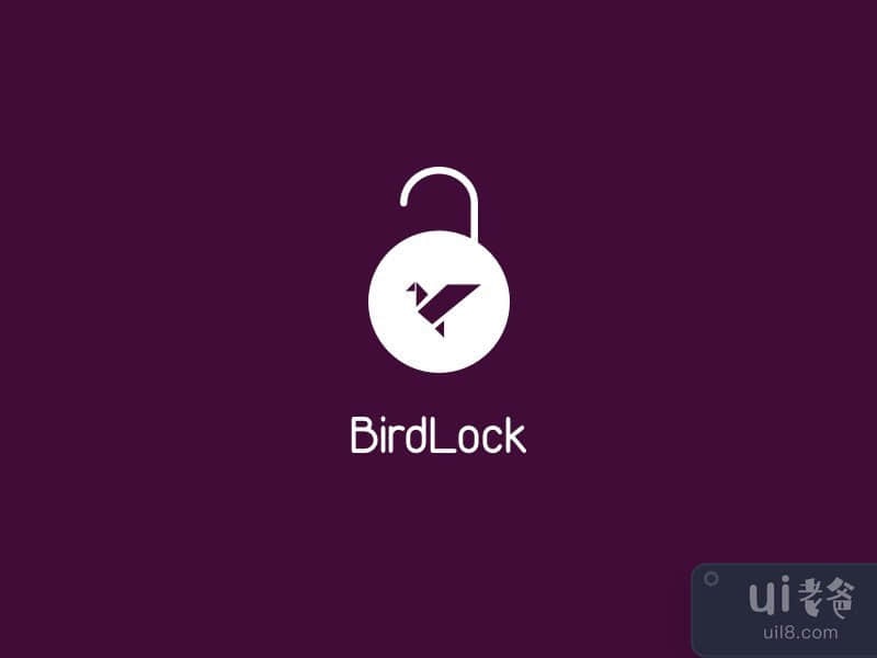 鸟锁标志(Bird Lock Logo)插图1