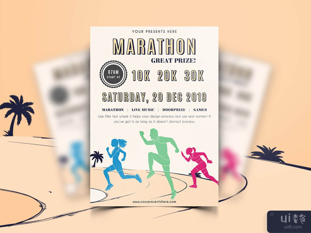Marathon Event Flyer Template-13