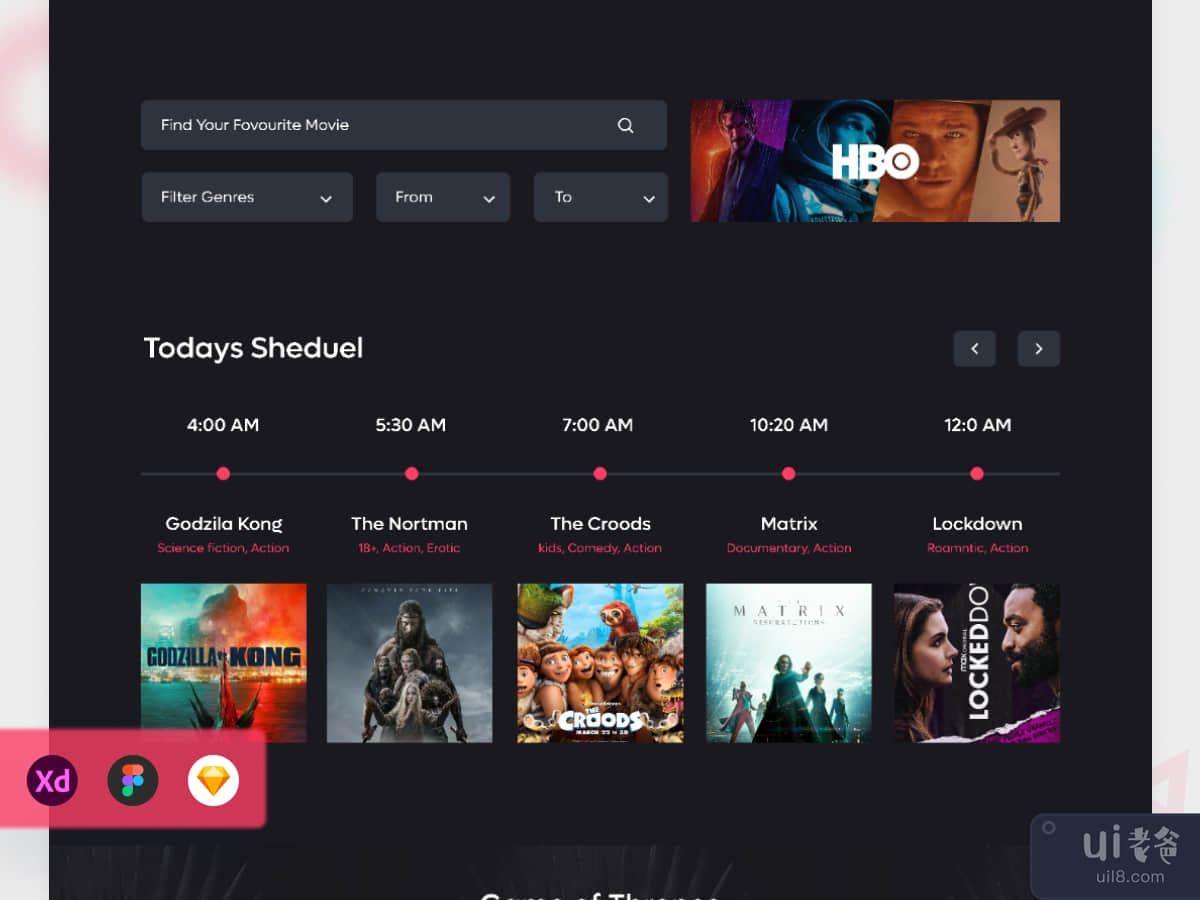 HBO Max登陆页面重新设计(HBO Max landing page Redesign)插图