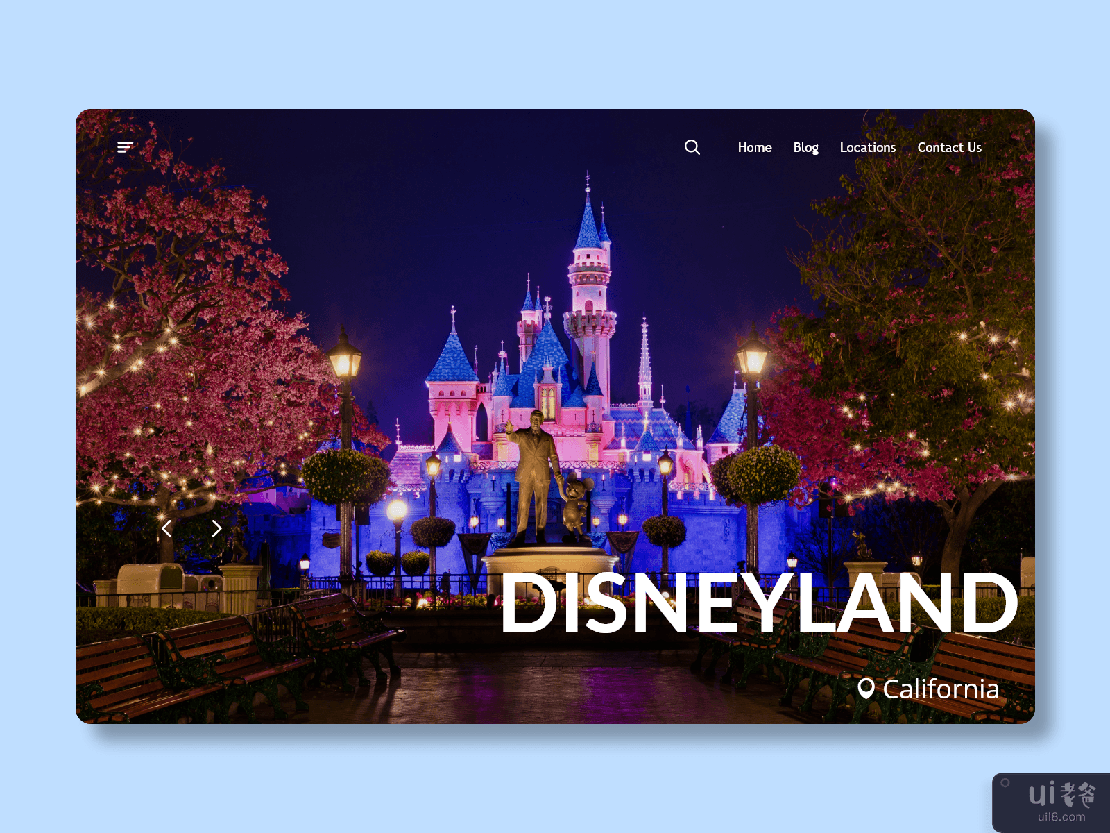 迪士尼网页登陆页面(Disney Web Landing Page)插图