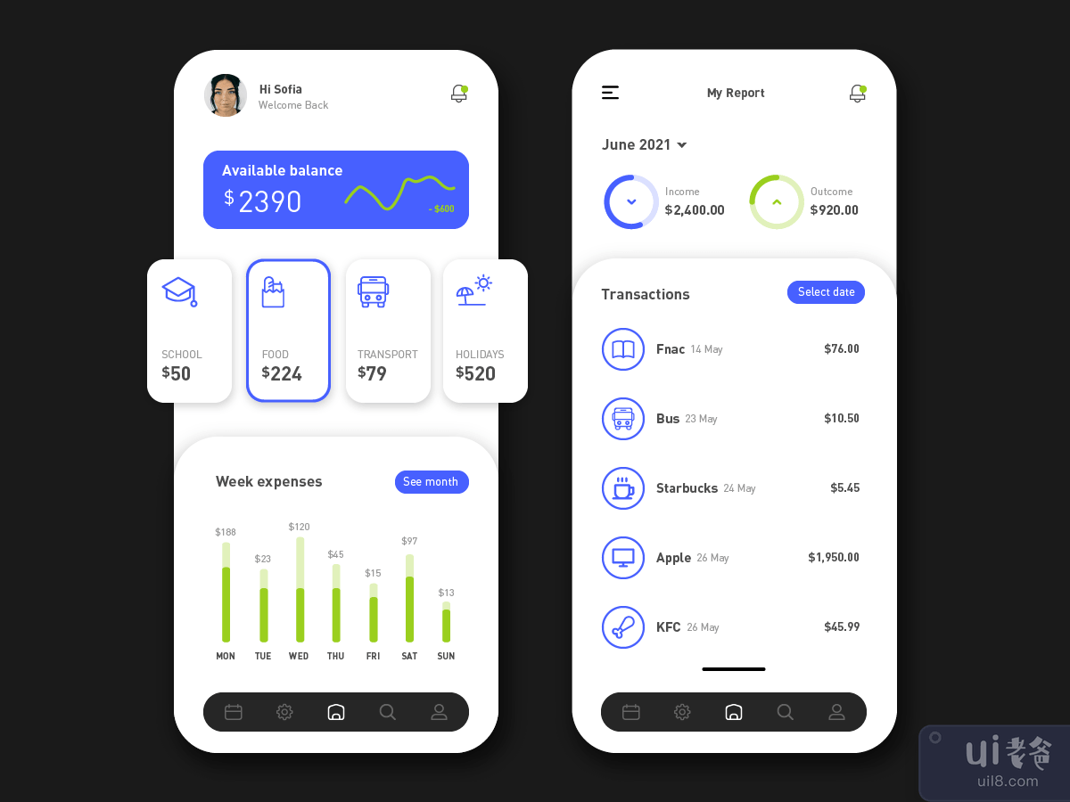 Financial App Concept