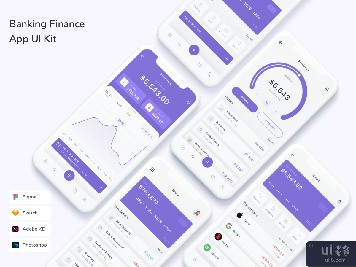 Banking Finance App UI Kit