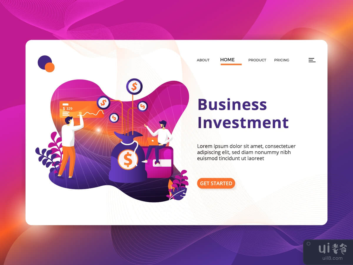 Business Investment Illustration Modern