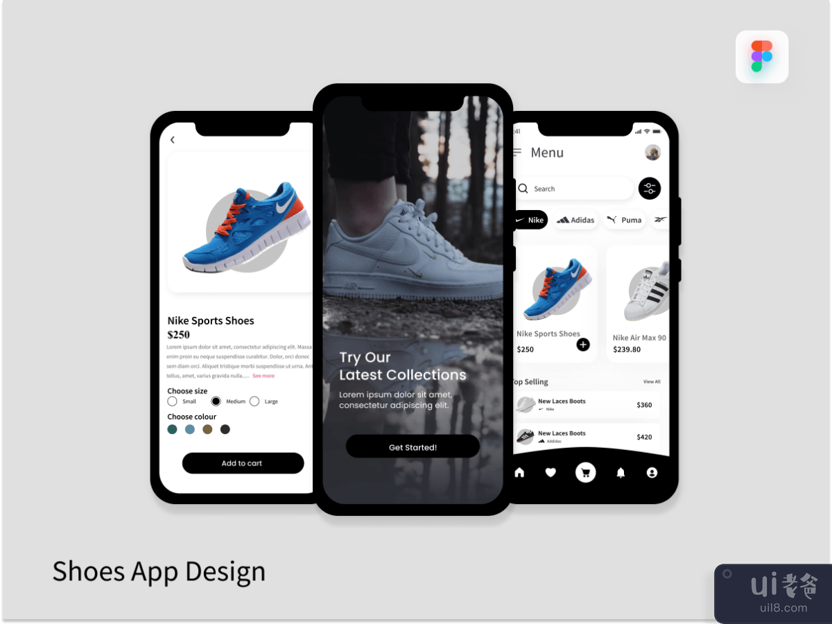 Shoes App Design
