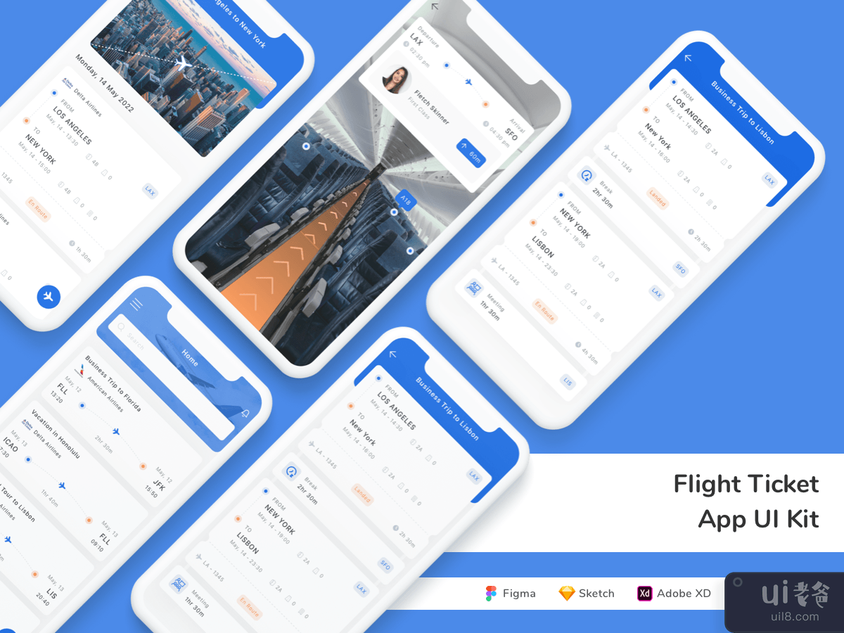 Flight Ticket App UI Kit