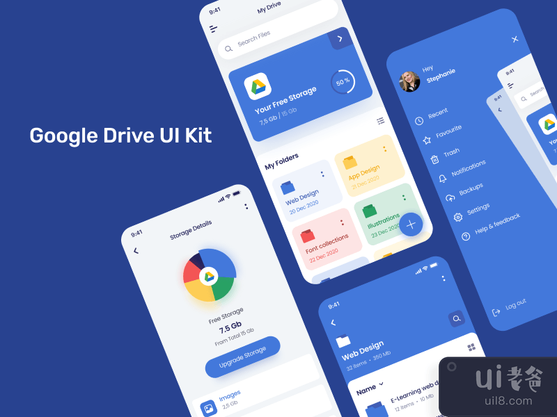 Google Drive UI Kit