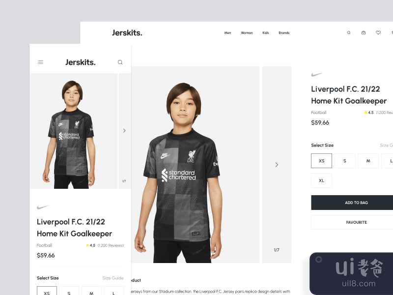 Jerskits - Marketplace Website (Detail Product)