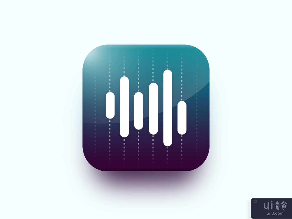 音频应用程序图标(Audio App Icon)插图