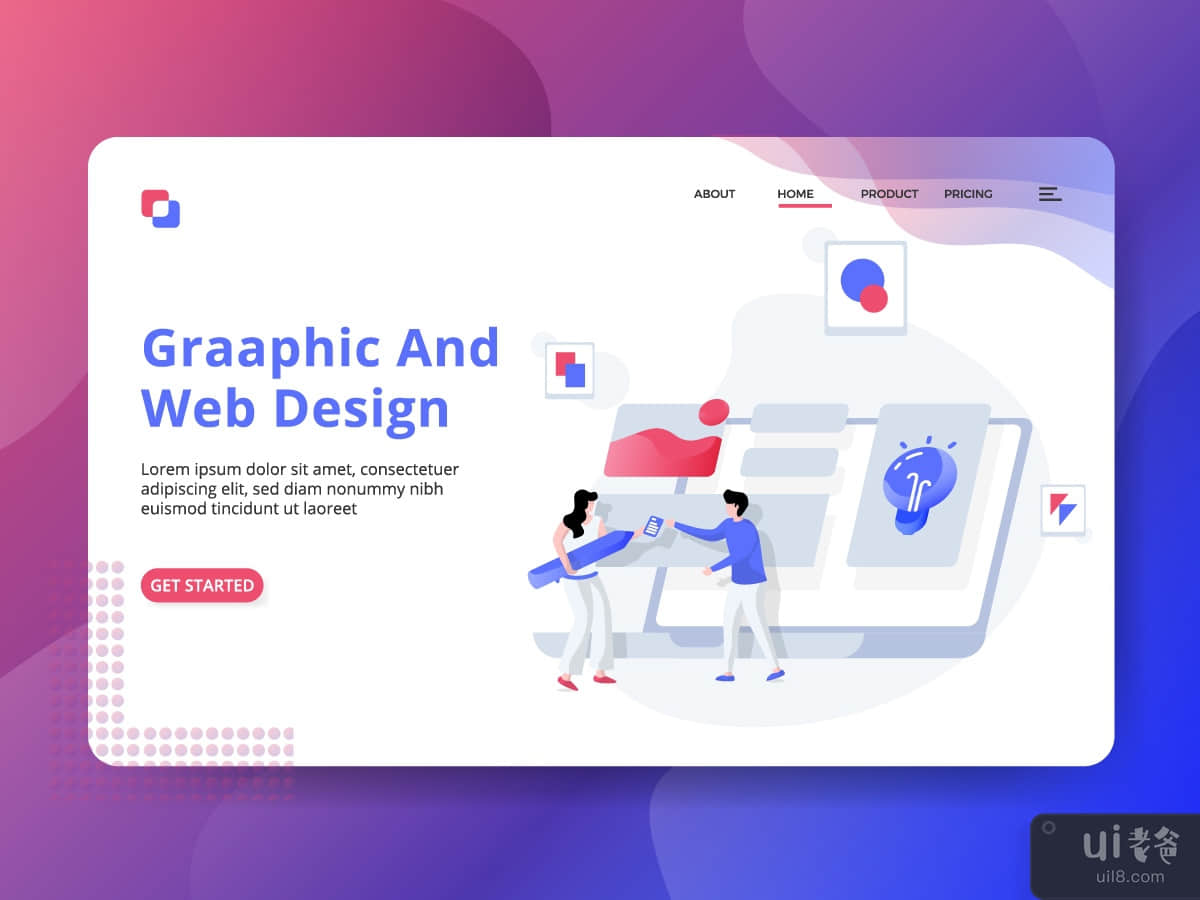 Landing Page Graphic And Web Design