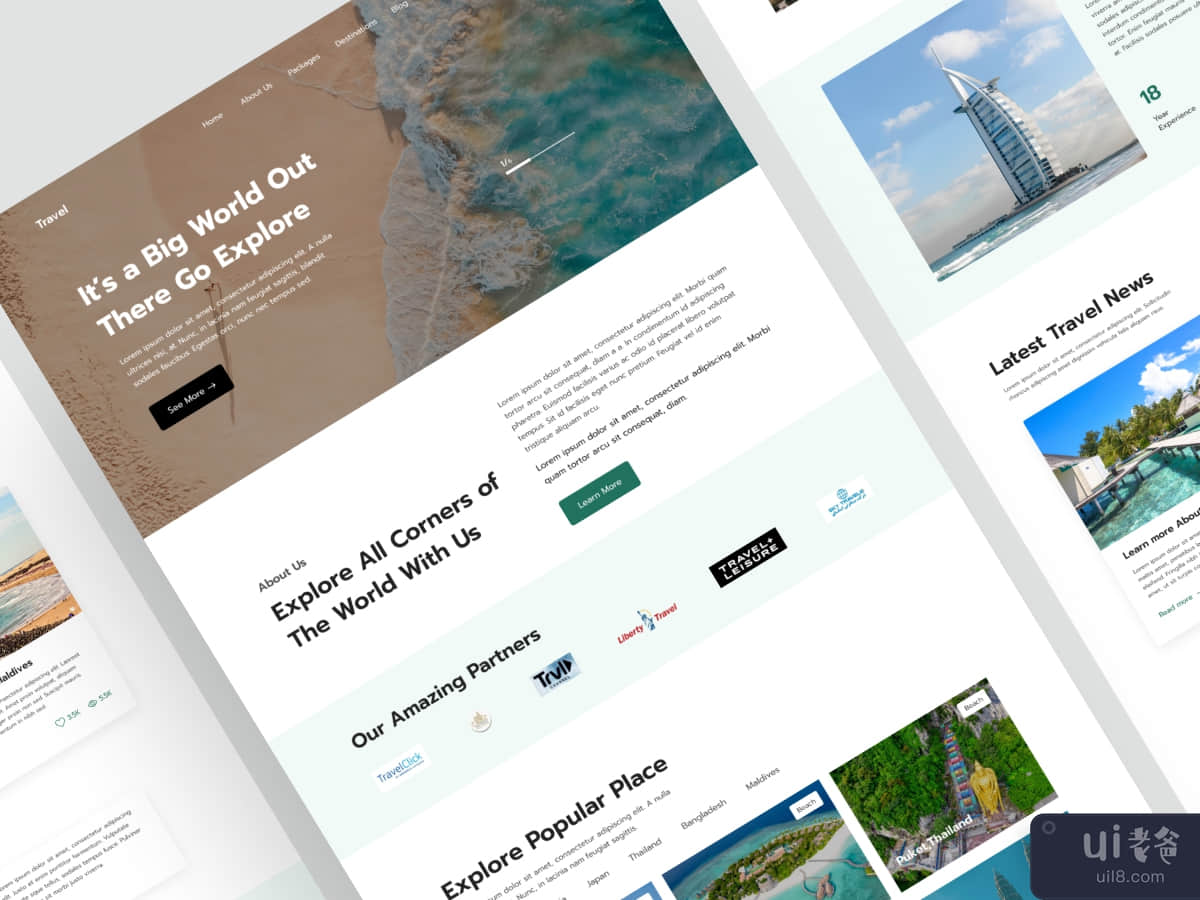 Travel Landing Page