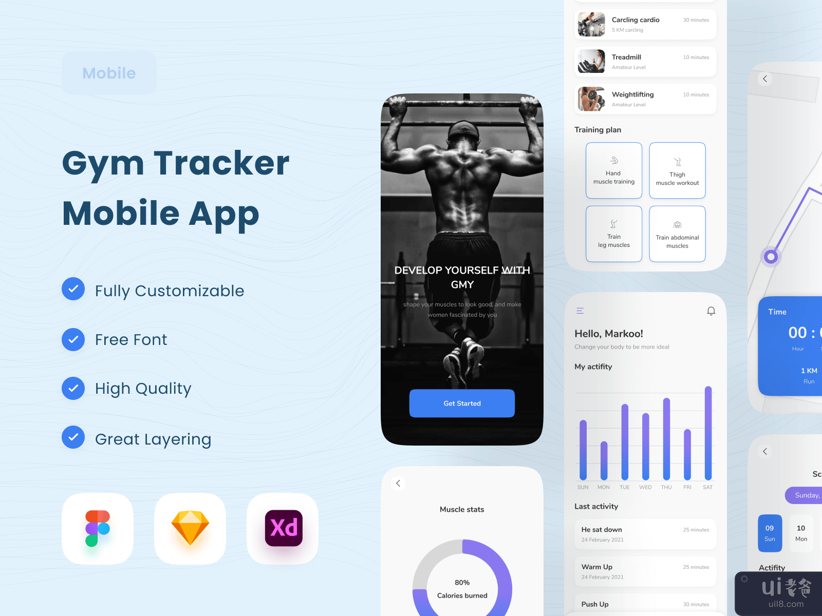 Gym Tracker Mobile App 🏋️

<h4 title=