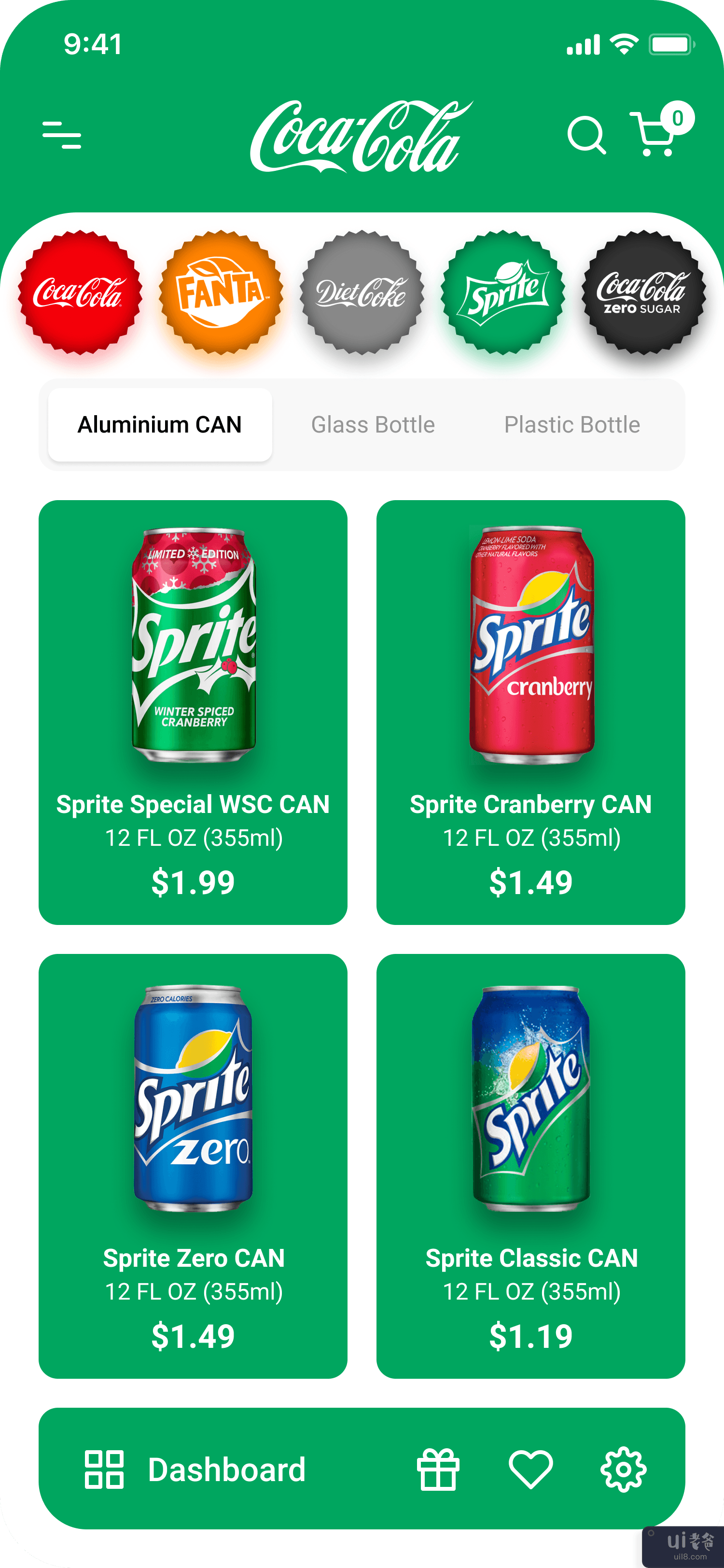 可口可乐应用程序设计挑战(CocaCola App Design Challenge)插图3