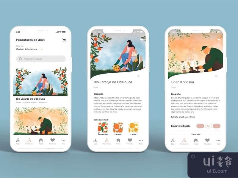 杂货应用程序 // 响应式原型 // 168 个屏幕(Groceries App // Responsive Prototype // 168 Screens)插图2