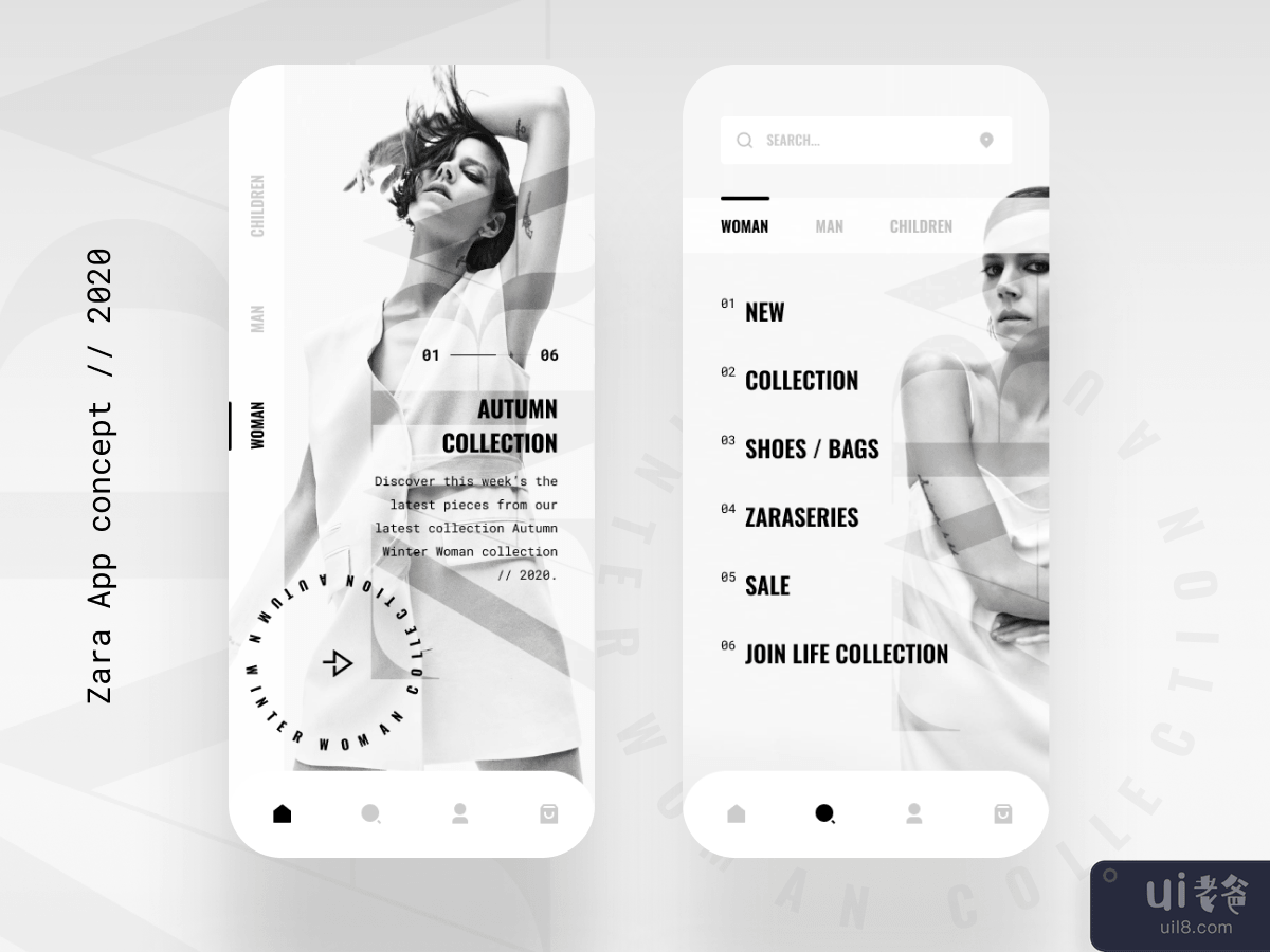 Zara 移动应用概念(Zara Mobile App Concept)插图4