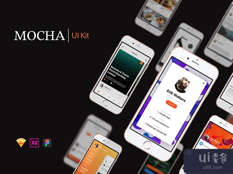 Mocha Mobile UI Kit