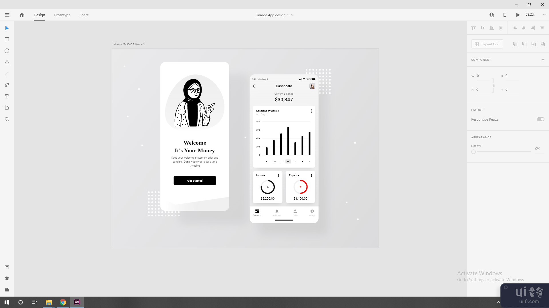 金融移动应用程序设计(Finance Mobile App Design)插图