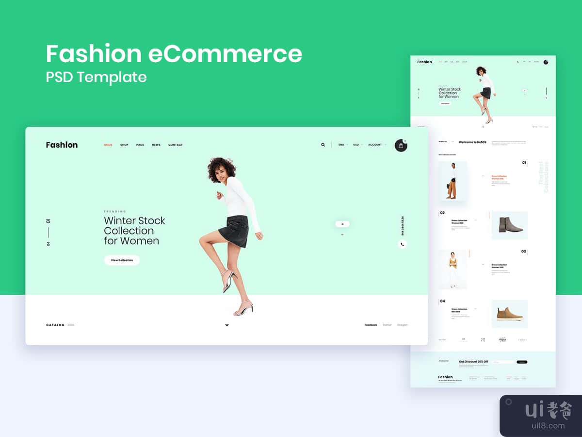 Fashion eCommerce PSD Template